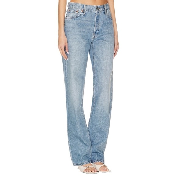 RE/DONE The Long Loose Fit Straight leg Jeans Size 31 - Picture 1 of 12